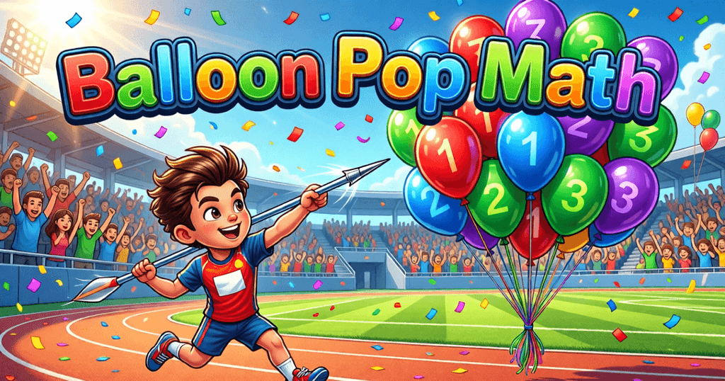 Balloon Pop Math gameplay