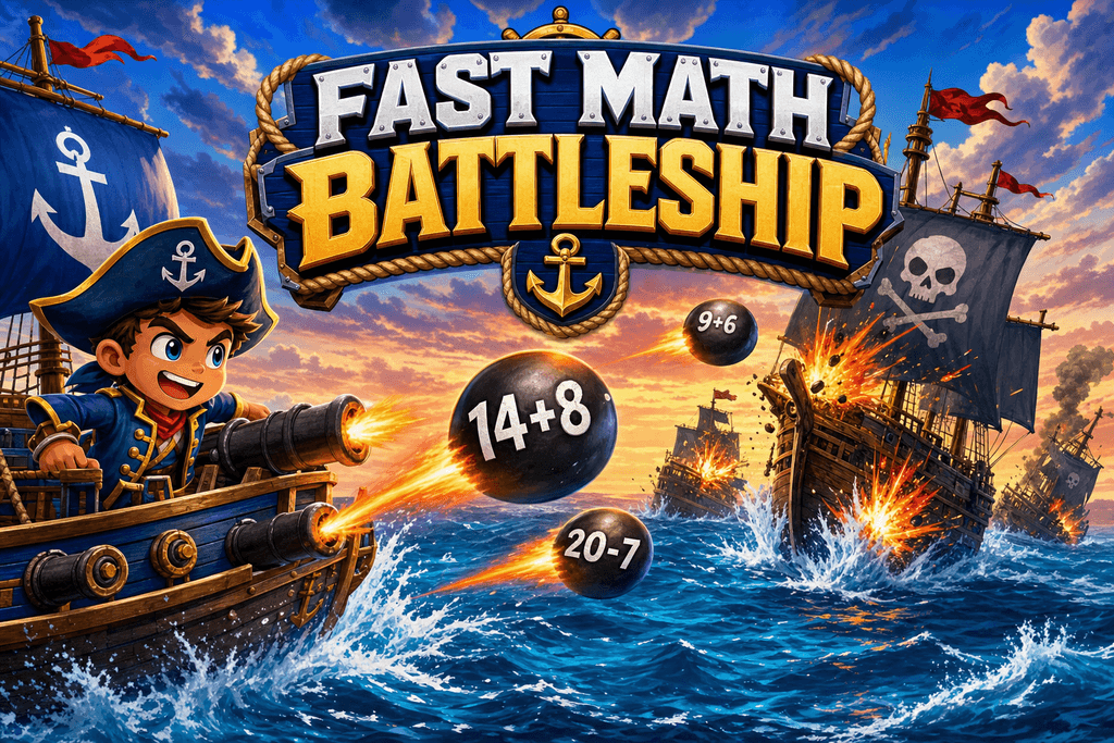 Fast Math Battleship cover art