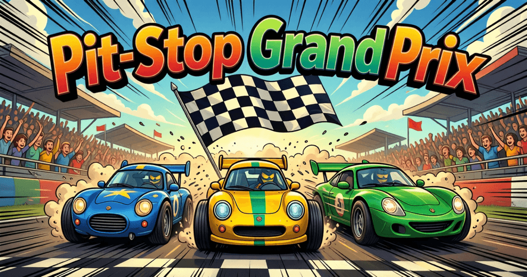 Pit-Stop Grand Prix gameplay