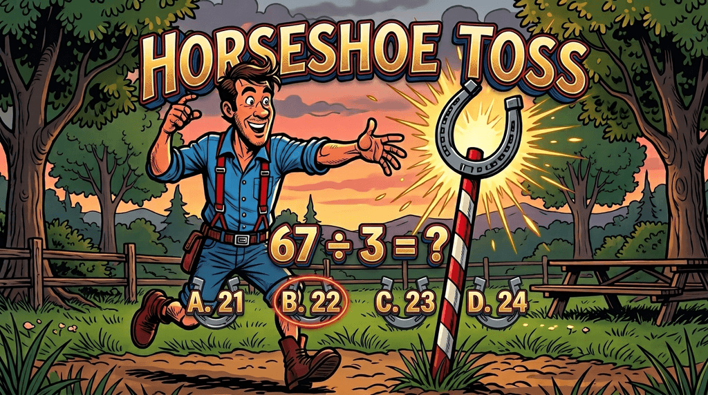 Horseshoe Toss gameplay