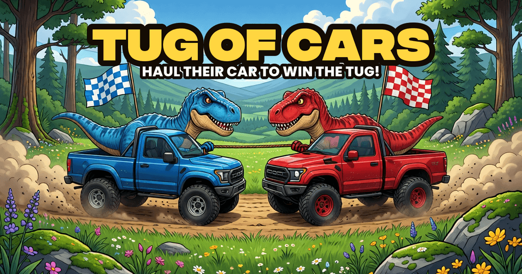 Tug of Cars gameplay